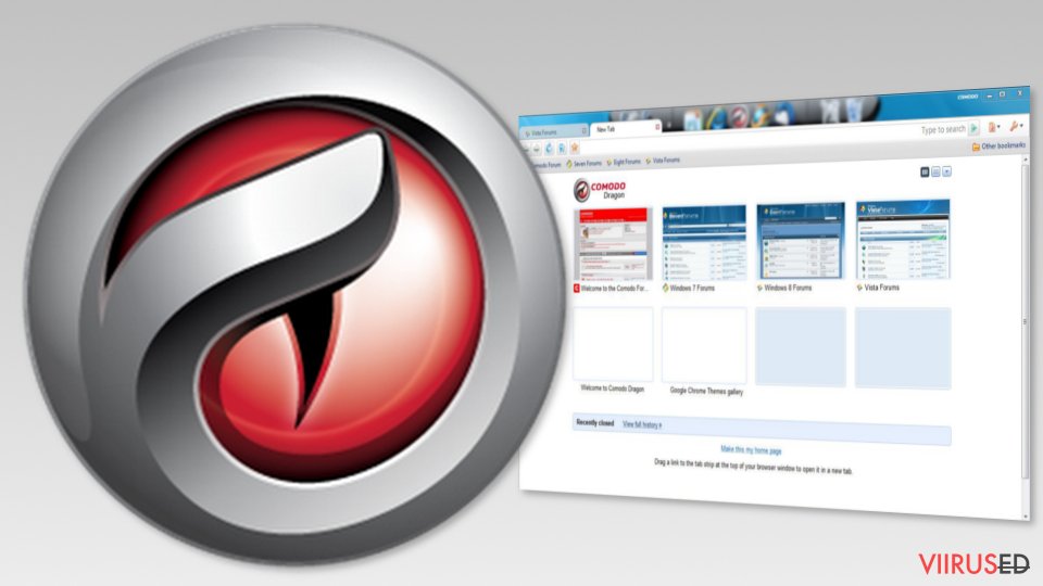 Image of Comodo Dragon Internet Browser
