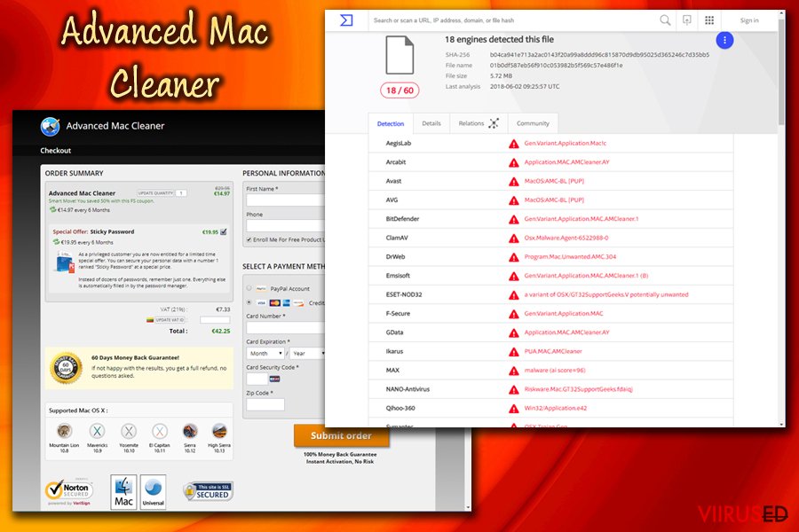 Advanced Mac Cleaner virus