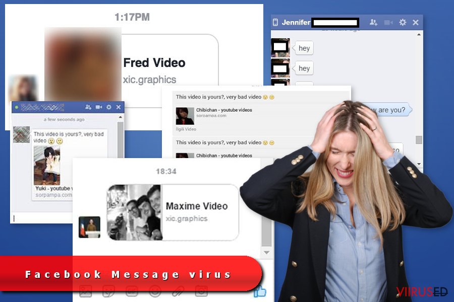 Näited Facebook Message viirusest